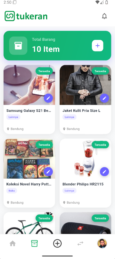 Tukeran App Screenshot 2